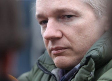 Founder of the WikiLeaks website, Julian Assange, speaks during a press conference in London, Saturday, Oct. 23, 2010