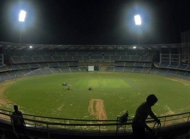 The Wankhede Stadium in Mumbai, India