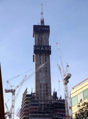 The Shard building, where Romeo the fox lived for two weeks.