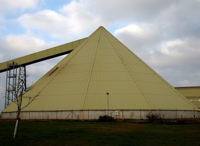 Part of the Lisheen Mine plant in Co Tipperary