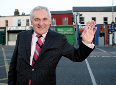 Former Taoiseach Bertie Ahern.