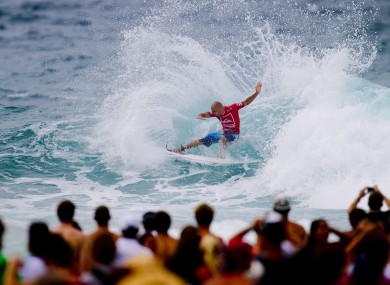 Kelly Slater secures his 46th elite tour win defeating defending event champion Taj Burrow from Australia to claim the Quiksilver Pro Gold Coast.