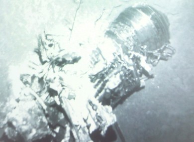 A picture of the crashed Air France flight 447 engine discovered earlier this month.