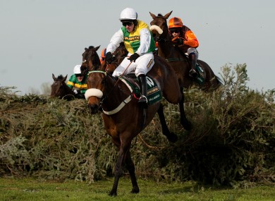 Ballabriggs on his way to victory at Aintree today