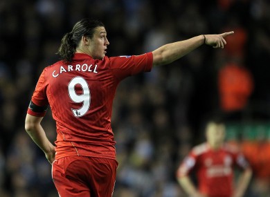 Andy Carroll: Liverpool only play once but striker has been in good form.