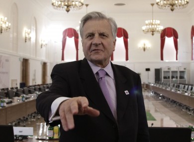 ECB president Jean-Claude Trichet stopped short of using his