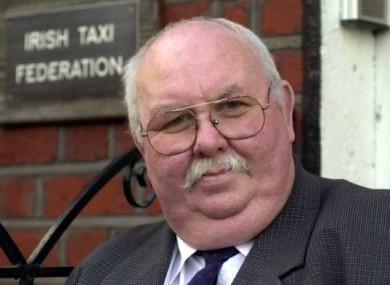 John Ussher of the Irish Taxi Federation