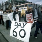 A H-Block rally on Dublin's O'Connell Street during the Bobby Sands hunger strike. Pic: Photocall Ireland