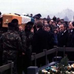 IRA pallbearers at the Bobby Sands funeral in Milltown cemetery, 1981. Pic: Photocall Ireland