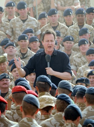 david cameron ryanair. David Cameron addresses troops