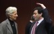 French finance minister Christine Lagarde (left) is to insist that Ireland raise its corporate tax rate - otherwise vetoing moves to cut Ireland's bailout interest rate.