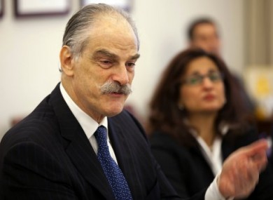 Acting Managing Director of the IMF John Lipsky meeting with staff last month in Washington.