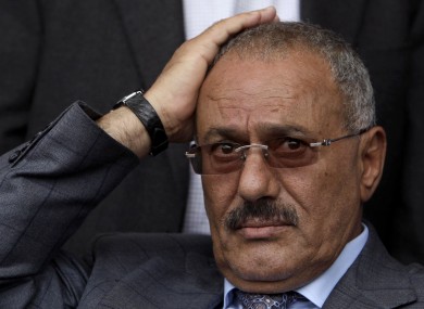 Ali Abdullah Saleh in April.
