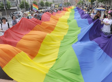 Celebrations at this year's Dublin Pride parade