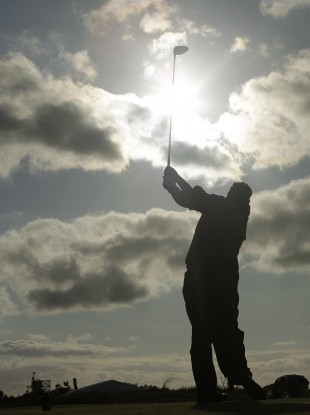 Darren Clarke: in the hunt.