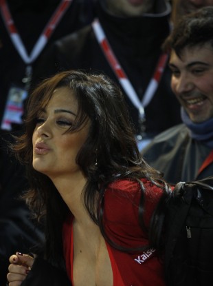 Riquelme was in the crowd for last night's Copa America semi-final
