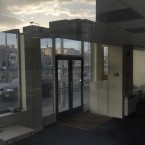 This was I think an estate agent's in Drogheda, and a very central site that may be back in use now. But it made an eerie and beautful scene peeking in on an early summer evening. I always find the presence of telephones quite sad. You wonder: do they ever ring?