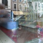 I noticed this lovely high-end toyshop in Dawson Street on my travels and wondered how it was getting on and indeed one day there it was - gone. This lady walked past with two young girls and as she said 