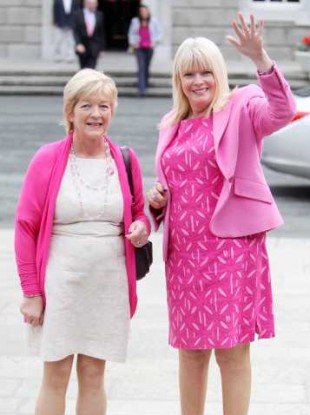 Anne Ferris and Mary Mitchell O'Connor are two of only 25 female TDs in the Dáil, out of a total 166