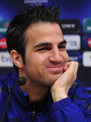 Cesc Fabregas: looking smug.