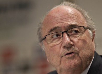 Sepp Blatter: rollin' big style.