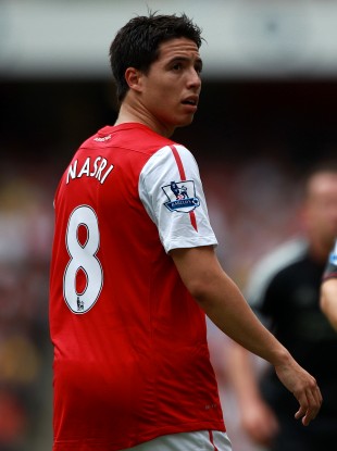 Don't look back: Nasri will join Roberto Mancini's squad.