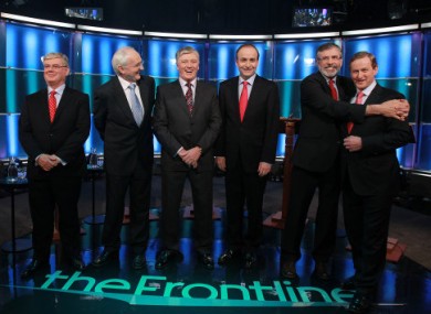 The Frontline Leaders' debate on RTE1