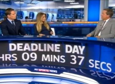 Sky Sports News: it's their Christmas.