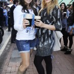 Pictured are (LtoR) Gizelly Ramos and Jessica Feitosa from Brazil