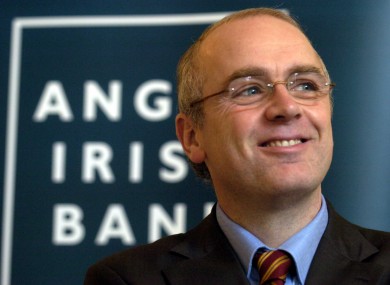 David Drumm as CEO of Anglo Irish Bank in 2004