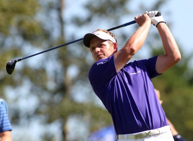 Luke Donald carded an opening 66 in yesterday's first round.