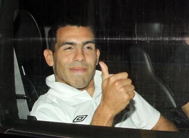 Tevez has failed to feature regularly for City so far this season.