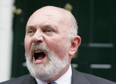 David Norris announcing his withdrawal from the presidential race last month.