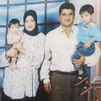 Baha Mousa, his wife and two children.