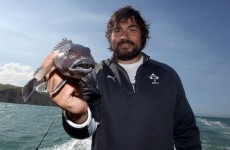 Gone fishin’: Ireland’s rugby stars reel it all in on day off