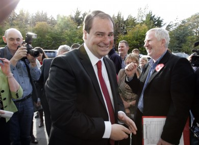 Patrick Nulty looking fresh much earlier on in the Dublin West count.