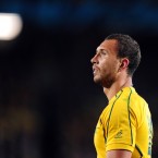 Quade Cooper contemplates Australia's World Cup exit against New Zealand.
(Barry Aldworth/Sports Inc/Press Association Images)