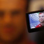 Wales' Jamie Roberts speaks to the media during a press conference at the team hotel in Auckland.
(AP Photo/Alastair Grant)