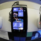 The Nokia Lumia 800 on display in London (AP Photo/Sang Tan)