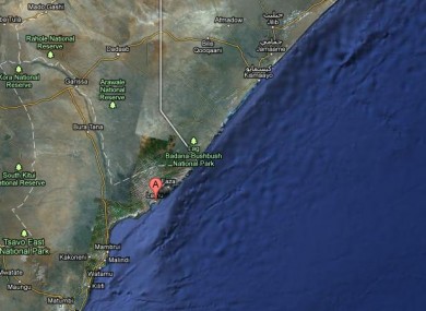 Manda Island, close to the Kenya-Somalia border