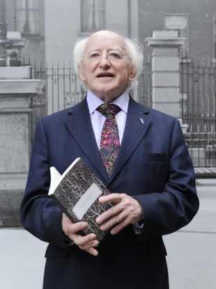 Michael D at the launch of his latest poetry collection in July.