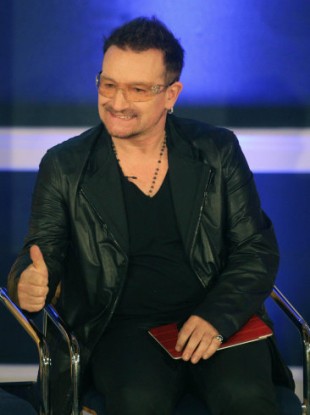 U2 singer Bono pictured earlier this year
