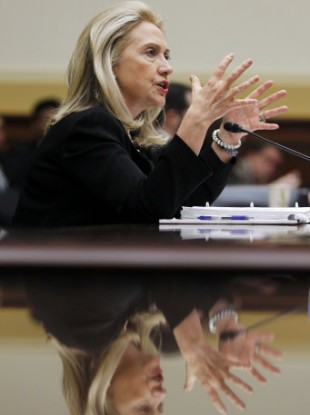 US Secretary of State Hillary Clinton in Washington last week.