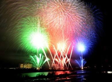 Fireworks in Japan