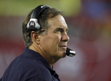 New England Patriots head coach Bill Belichick.