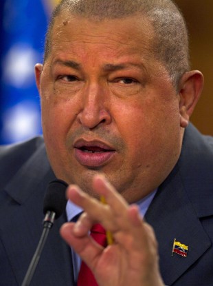 File photo of Venezuelan President Hugo Chavez