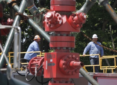 Hydraulic fracturing work being carried out in Pennsylvania, USA (File photo)