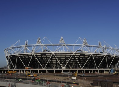 London's Olympic Stadium, one of the six main buildings in the Olympic Park which was compromised in a security trial over the weekend.