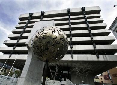 The Central Bank on Dame Street in Dublin