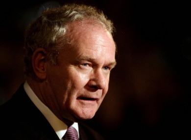 The Gallagher family called on Martin McGuinness to find out who was responsible for Gordon's death.